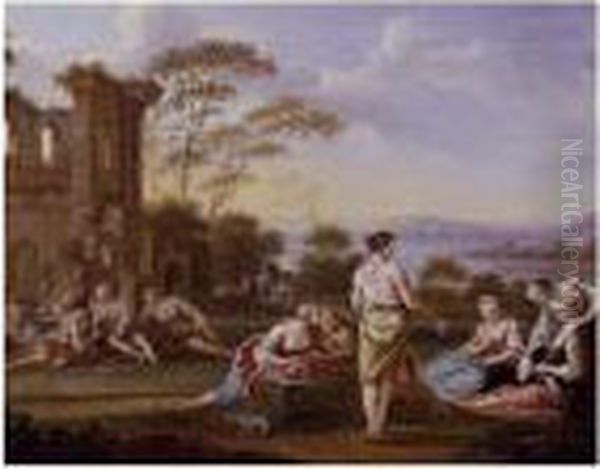 Nymphs In A Landscape - view 1