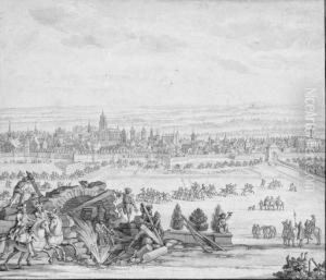 The Army Of King Louis Xiv Besieging Utrecht