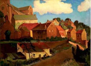 Maison A Hozemont , Chemin A La Maison Blanche, Belgique, Circa 1944-45 by Jean-Baptiste Lucien