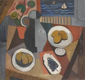 Fenetre Ouverte Sur Lamer by Victor Leclercq