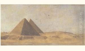 Egypte. Vue Des Pyramides De Gizeh