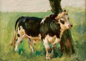Etude De Moutons Et Etude De Vache by Raymond Louis Lecourt