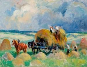 Scene De Fenaison