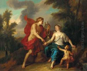 Apollo and the Cumaean Sibyl 2 by Noel-Nicolas Coypel
