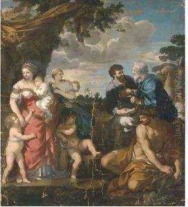 Jacob and Laban by Pietro Da Cortona (Barrettini)