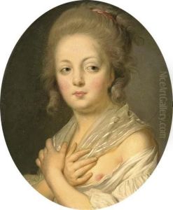 A Young Woman At Her Toilette by Jeanne-Philiberte Ledoux