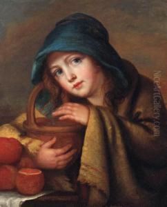 A Girl Selling Oranges