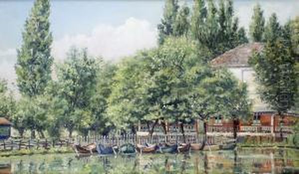 Guinguette Et Barques A Moret-sur-loing - view 1