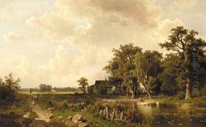Summer farmstead by Adolf Chwala