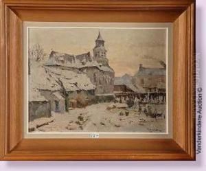 Village Sous La Neige