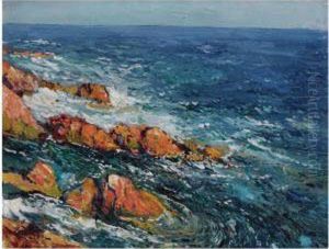 Les Rochers Rouges A L'esterel by Paul Leduc