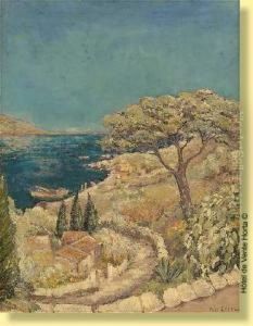 Paysage De La Cote D'azur by Paul Leduc