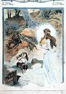 The Little Princess finds herself before the old casket The Little Princess finds herself before the old casket