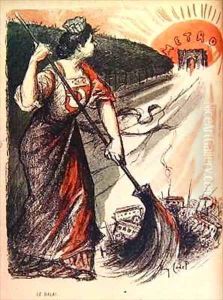 The Broom from 'L'Assiette Au Beurre' by Eugene Cadel
