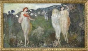 Springtime Frolic by Ferdinand Leeke