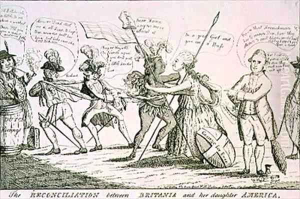 The Reconciliation Between Britannia and her Daughter America - view 1