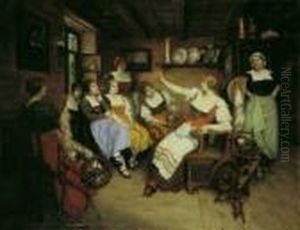 Signiert Und Datiert Unten Links: Ferdinand Leeke/munchen 1922. by Ferdinand Leeke