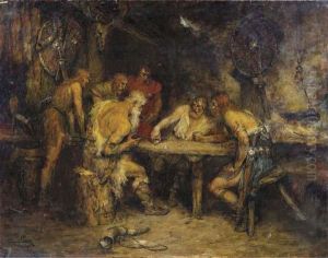 A Viking's Game by Ferdinand Leeke