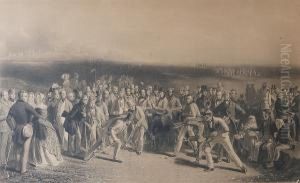 The Golfers by Charles Lees