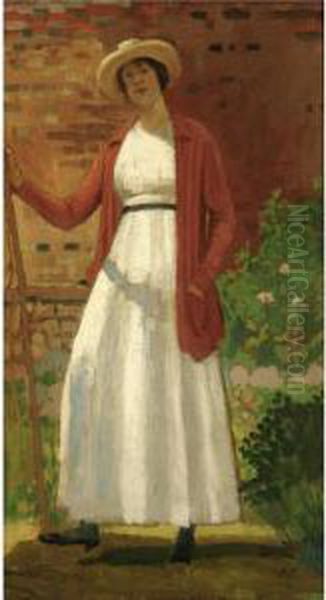 Lyndra In A Garden - view 1