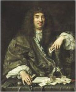 Portrait D'homme En Manteau De Brocart Gris Et Bleu Portrait D'homme En Manteau De Brocart Gris Et Bleu