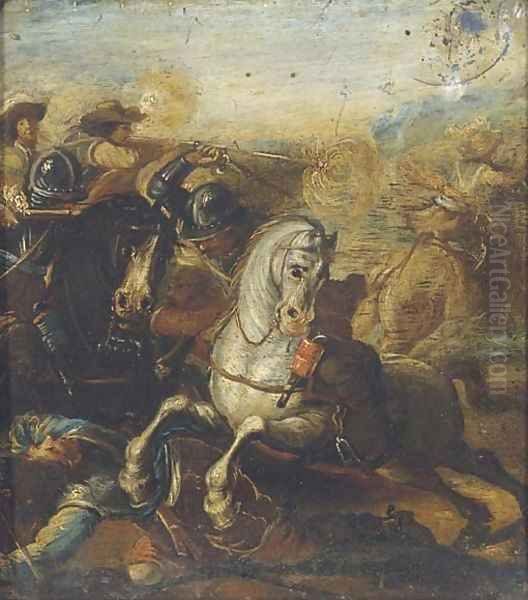 A cavalry charge - view 1