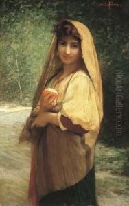 L'italienne A L'orange by Jules Joseph Lefebvre