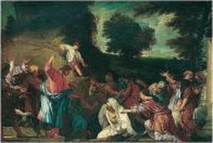 The Raising Of Lazarus by Valentin Lefebvre