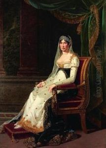 Portrait De Madame Mere by Robert J. Fr. Faust Lefevre
