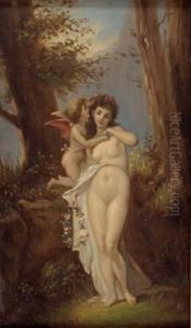 Venus Und Amor by Franz Lefler
