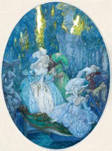 Die Liebe Wacht, Vorbei Der Tolle Tag... by Heinrich Lefler
