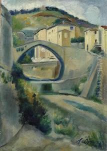 Ponte Alla Badia by Achille Lega