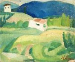 Paesaggio by Achille Lega