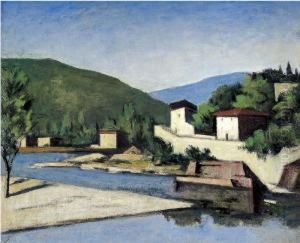 Paesaggio by Achille Lega