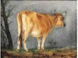 Vache Au Pre by Jean-Francois Legillon