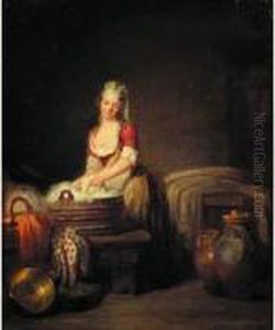 La Blanchisseuse by Pierre Nicolas Legrand
