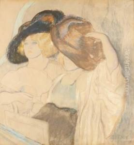 Elegantes Au Chapeau by Louis Legrand