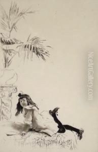 L'espiegle by Louis Auguste M. Legrand