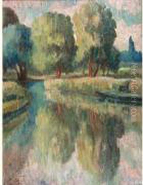 Arbres Au Bord De L'eau - view 1