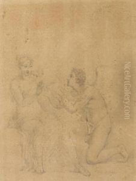 Amor Presents Venus With A Cup. - view 1