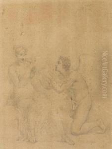 Amor Presents Venus With A Cup. Amor Presents Venus With A Cup.