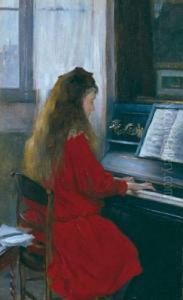 Jeune Fille Au Piano