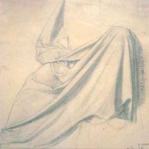 Etude De Draperie by Henri Lehmann