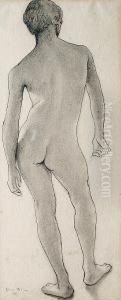 A Male Nude by Henri Lehmann