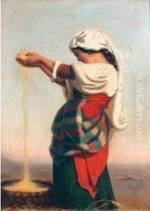 Sifting The Grain by Rudolf August Wilhelm Lehmann