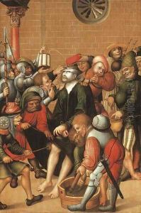 The Mocking of Christ by Lucas The Elder Cranach