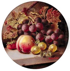 Grapes on the vine by Oliver Clare