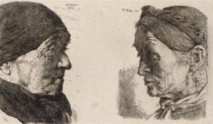 Two Women; And Ten Companion Prints