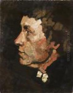 Portrait D'un Jeune Homme De Profil Portrait D'un Jeune Homme De Profil