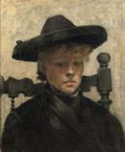 Portrait Of A Lady by Wilhelm Leibl